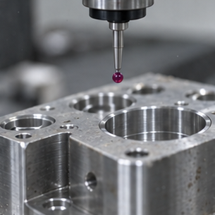 CMM probe measurement