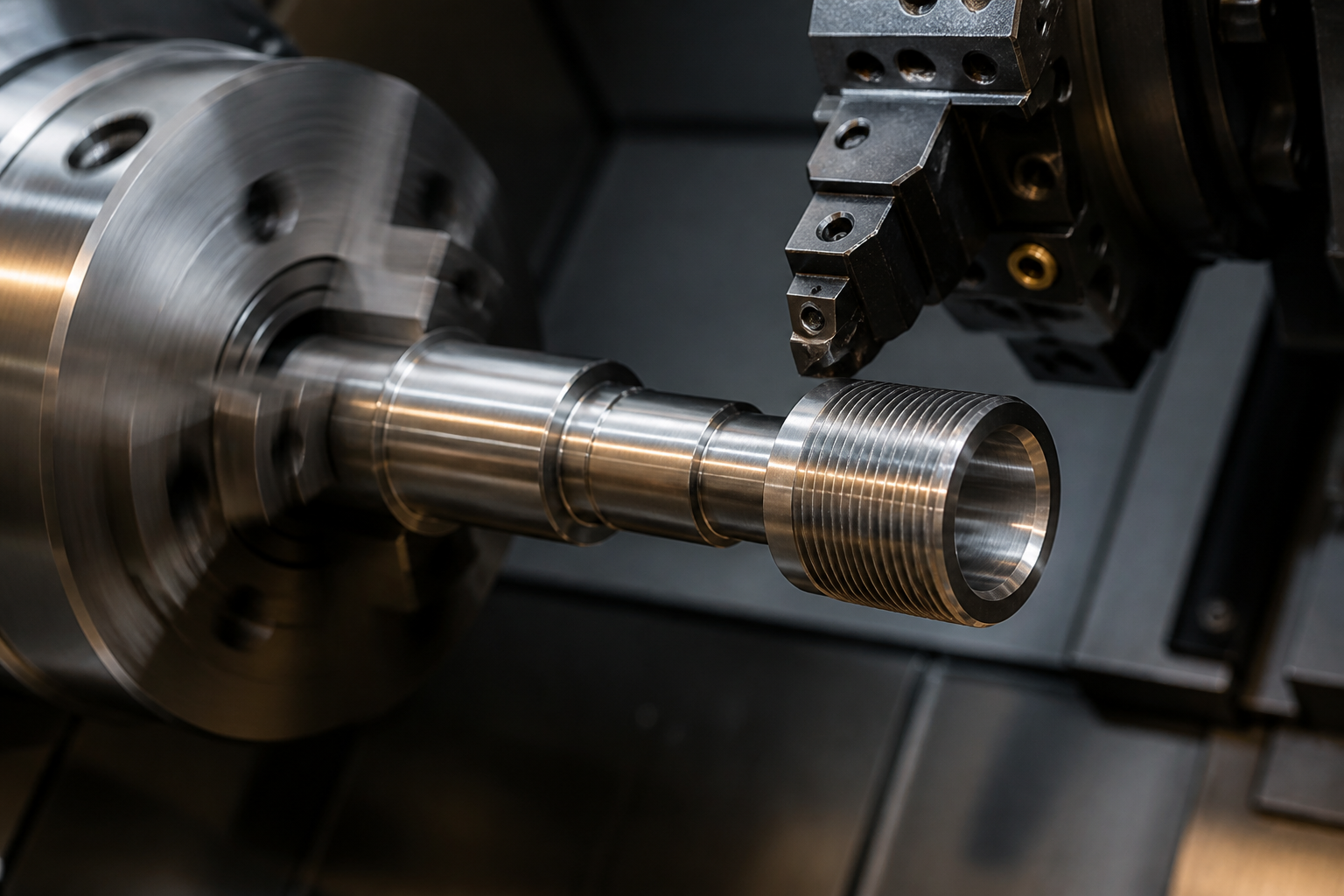 Turn-mill live-tool drilling feature
